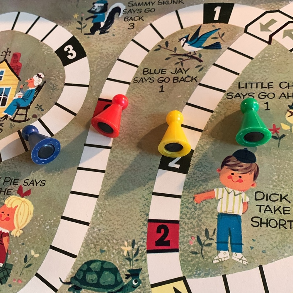 Vintage Cadaco “To Grandmothers House We Go” board game.  All pieces there. - Picture 6 of 7